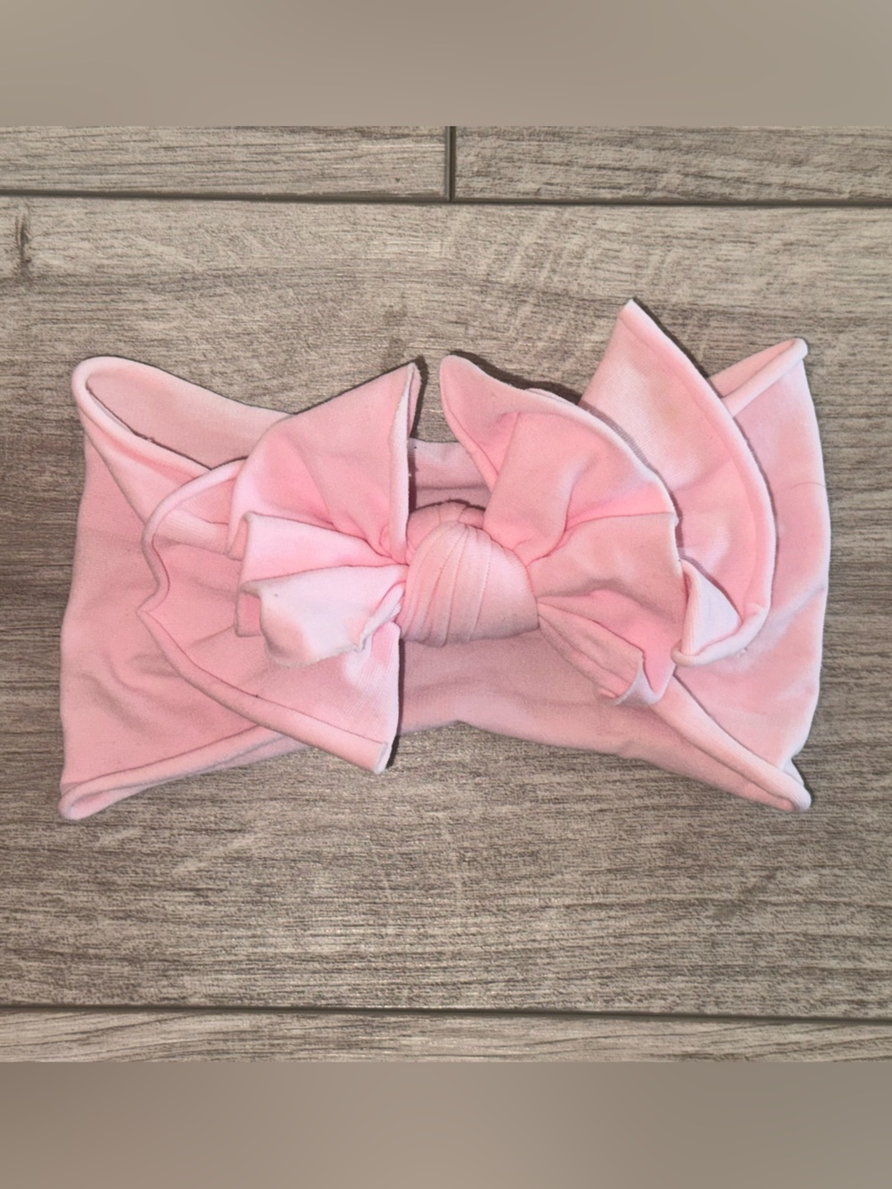 Baby Bling Pink Tie Dye Oversized Bow Headband